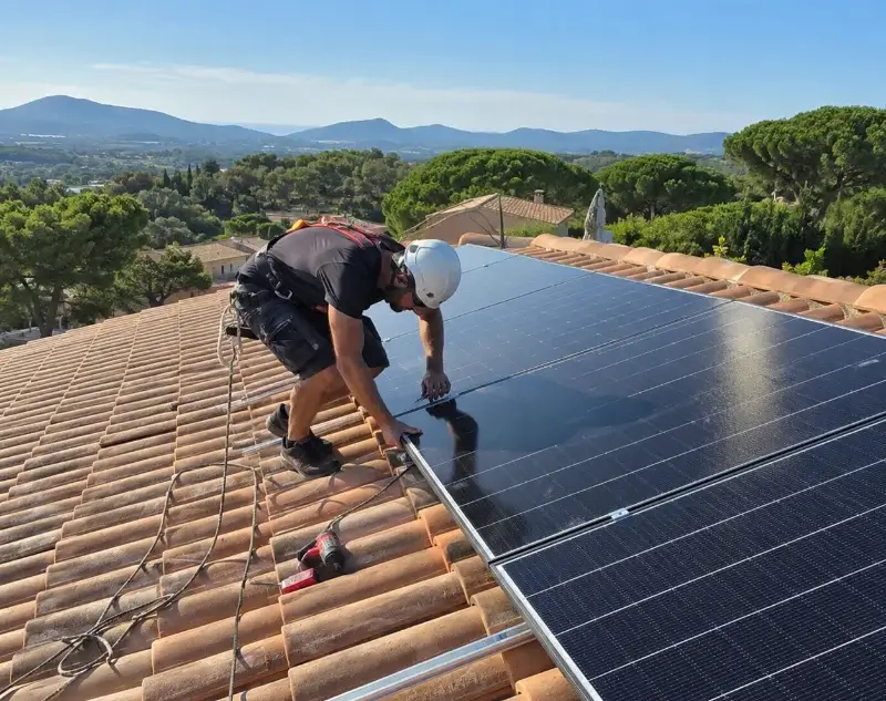 Installateur panneaux solaires Charpey — pose photovoltaïque sur toiture