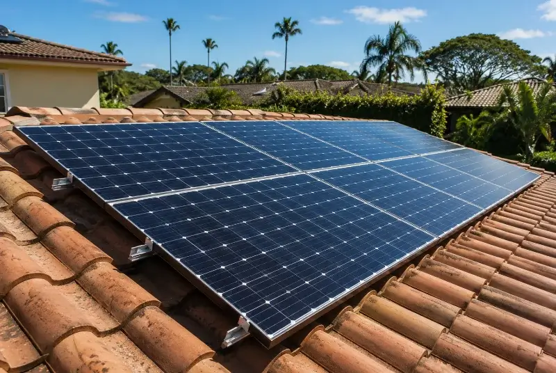 Installation de panneaux solaires à Charpey